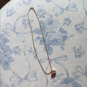 Gold Shell Pendant Necklace